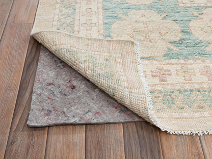 Brown 11'8" x 14'8" Oushak And Peshawar Hand knotted Wool Rug - Sku: O02683