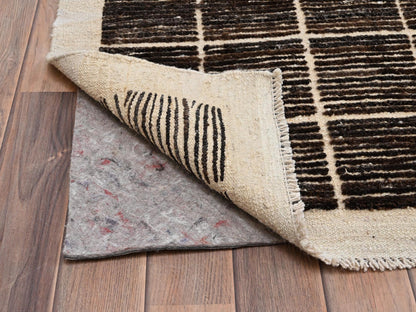 Brown 12'11" x 21'9" Tribal & Geometric Hand knotted Wool Rug - Sku: O02699