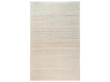 Tribal & Geometric hand-knotted wool rug in Ivory, 12'8" x 20'2" — SKU O02700