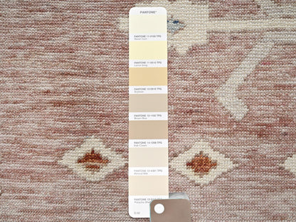 Blue 11'7" x 14'7" Oushak And Peshawar Hand knotted Wool Rug - Sku: O02702