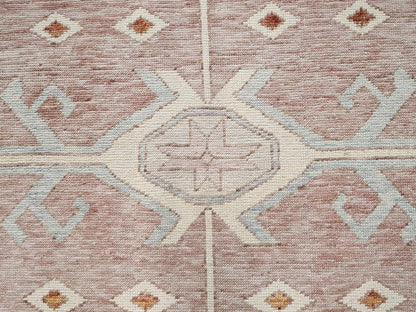 Blue 11'7" x 14'7" Oushak And Peshawar Hand knotted Wool Rug - Sku: O02702