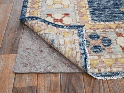 Blue 8'8" x 11'9" Kazak Hand knotted Wool Rug - Sku: O02711