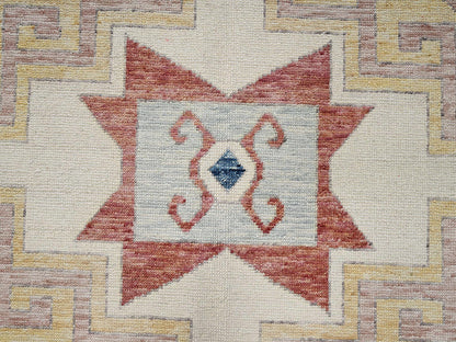 Blue 8'8" x 11'9" Kazak Hand knotted Wool Rug - Sku: O02711