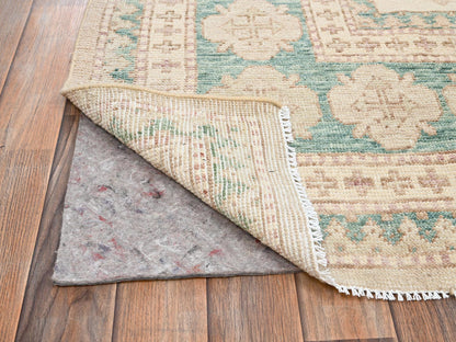 Brown 7'9" x 9'11" Oushak And Peshawar Hand knotted Wool Rug - Sku: O02712