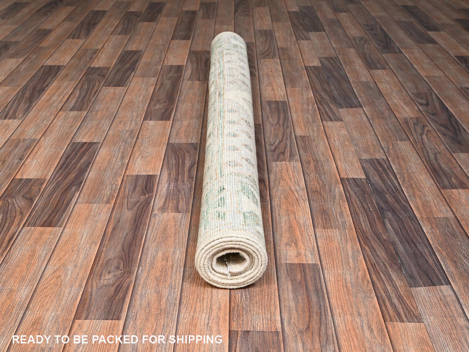 Oushak hand-knotted wool rug in Brown & Gray, 4'11" x 6'10" — SKU O02716 (view 5)