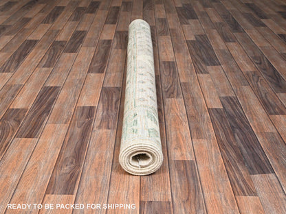 Oushak hand-knotted wool rug in Brown & Gray, 4'11" x 6'10" — SKU O02716 (view 5)