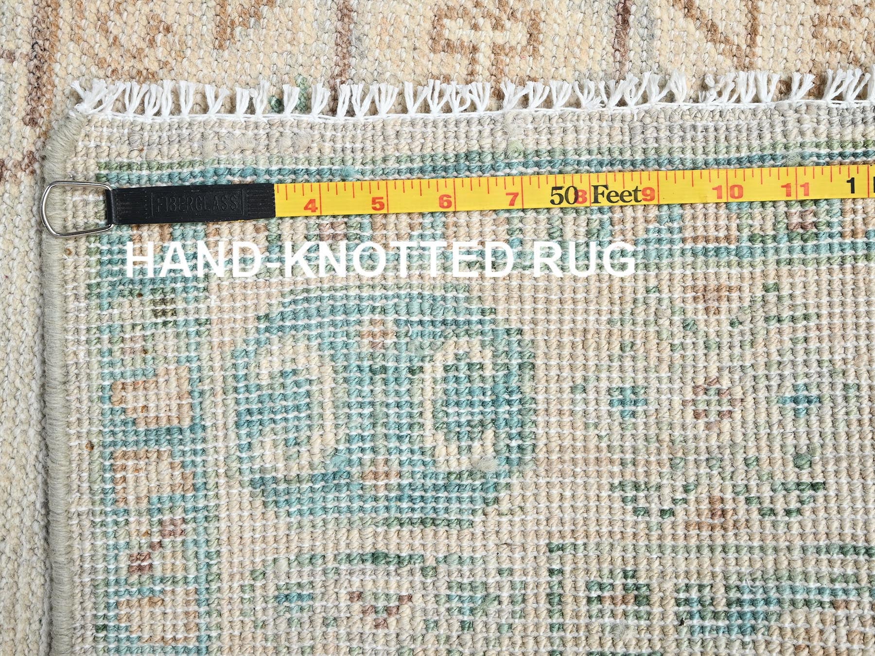 Kazak Kazak hand-knotted wool rug in Gray & Ivory, 4'9" x 6'8" — SKU O02720 (view 7)