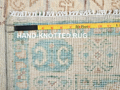 Kazak Kazak hand-knotted wool rug in Gray & Ivory, 4'9" x 6'8" — SKU O02720 (view 7)