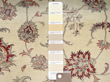 Beige 10'11" x 15'2" Persian Hand knotted Wool Rug - Sku: O02743