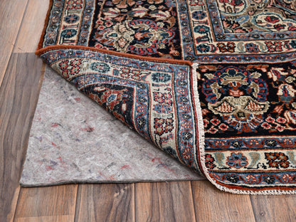 Brown 9'0" x 11'11" Antique Hand knotted Wool Rug - Sku: O02753