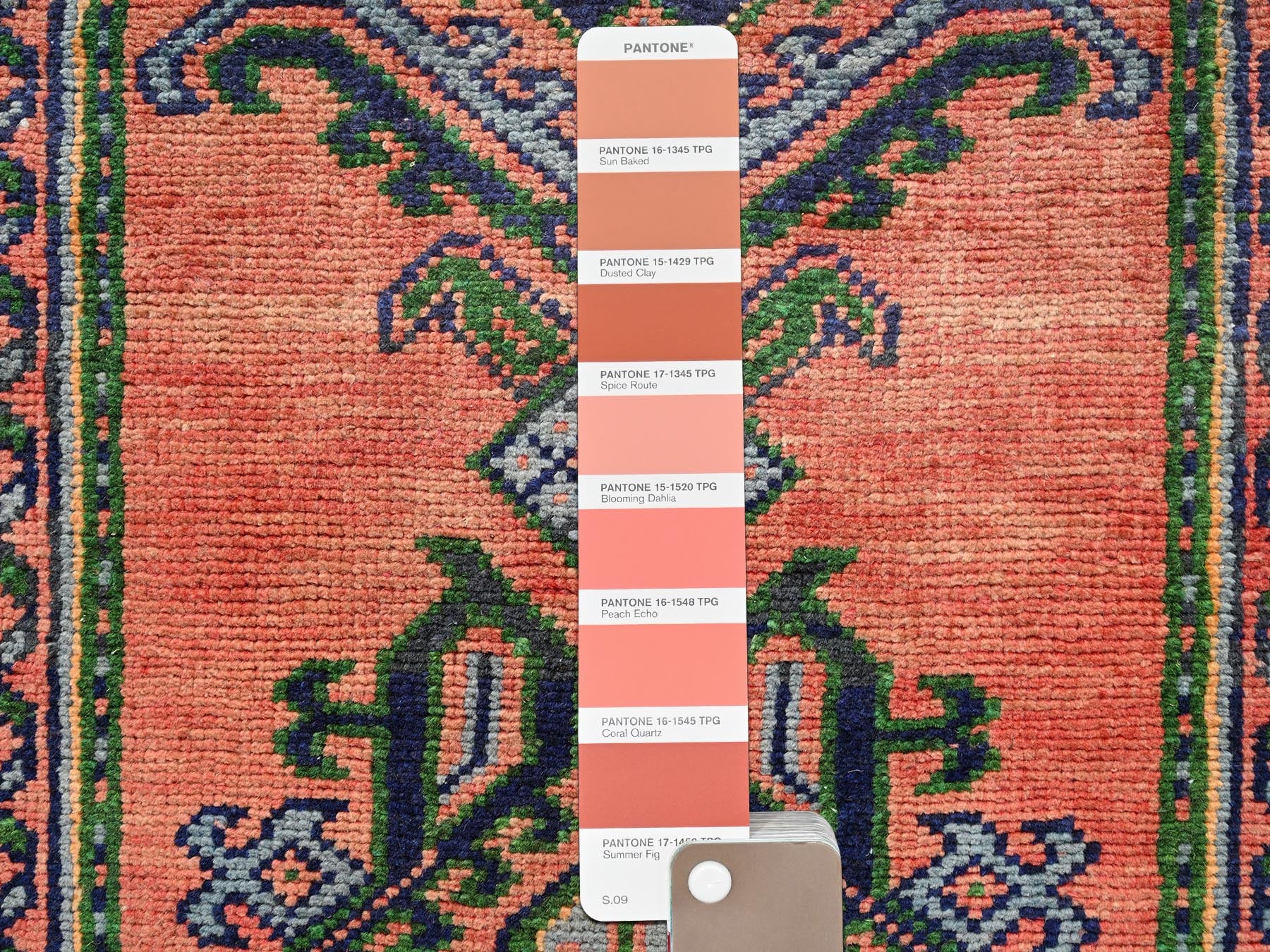 Oushak Antique hand-knotted wool runner in Orange, 2'4" x 25'3" — SKU O02755 (view 4)