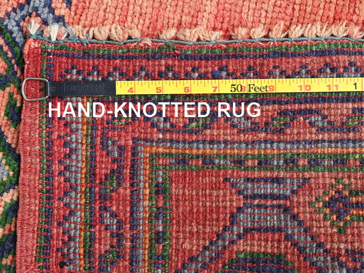 Oushak Antique hand-knotted wool runner in Orange, 2'4" x 25'3" — SKU O02755 (view 7)