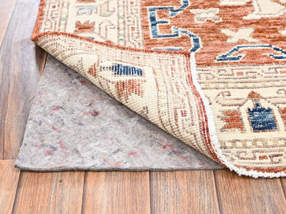 Oushak hand-knotted wool rug in Ivory, 4'10" x 6'10" — SKU O02766 (view 3)