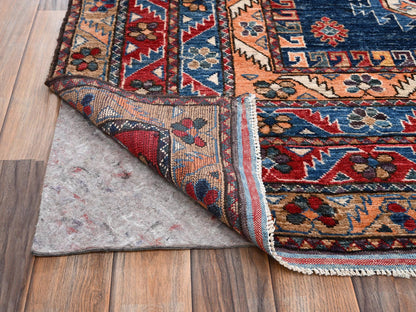 Blue 9'9" x 12'0" Kazak Hand knotted Wool Rug - Sku: O02773