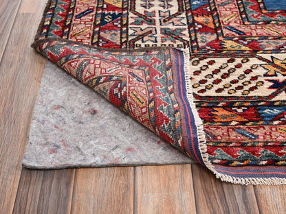 Blue 9'11" x 13'11" Kazak Hand knotted Wool Rug - Sku: O02774