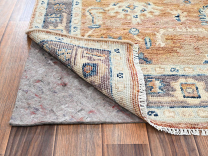 Brown 4'8" x 7'0" Tribal & Geometric Hand knotted Wool Rug - Sku: O02799