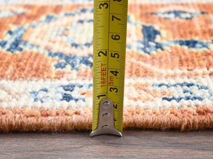 Beige 4'10" x 6'10" Tribal & Geometric Hand knotted Wool Rug - Sku: O02805