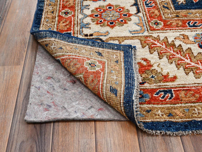 Blue 9'10" x 13'8" Heriz Hand knotted Wool Rug - Sku: O02810