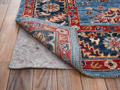 Blue 8'2" x 10'1" Heriz Hand knotted Wool Rug - Sku: O02811
