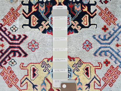 Green 7'10" x 9'10" Oushak And Peshawar Hand knotted Wool Rug - Sku: O0302