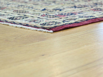 Red 11'9" x 15'7" Antique Hand knotted Wool Rug - Sku: O032136