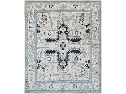Heriz Heriz hand-knotted wool rug in Gray, 8' x 9'9" — SKU O0321