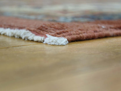 Antique hand-knotted wool rug in Brown & Ivory, 10'8" x 14'1" — SKU O034131 (view 4)