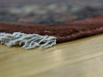 Red 11'10" x 23'4" Antique Hand knotted Wool Rug - Sku: O035950