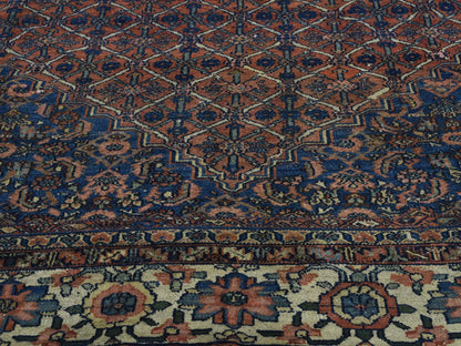 Red 11'10" x 23'4" Antique Hand knotted Wool Rug - Sku: O035950