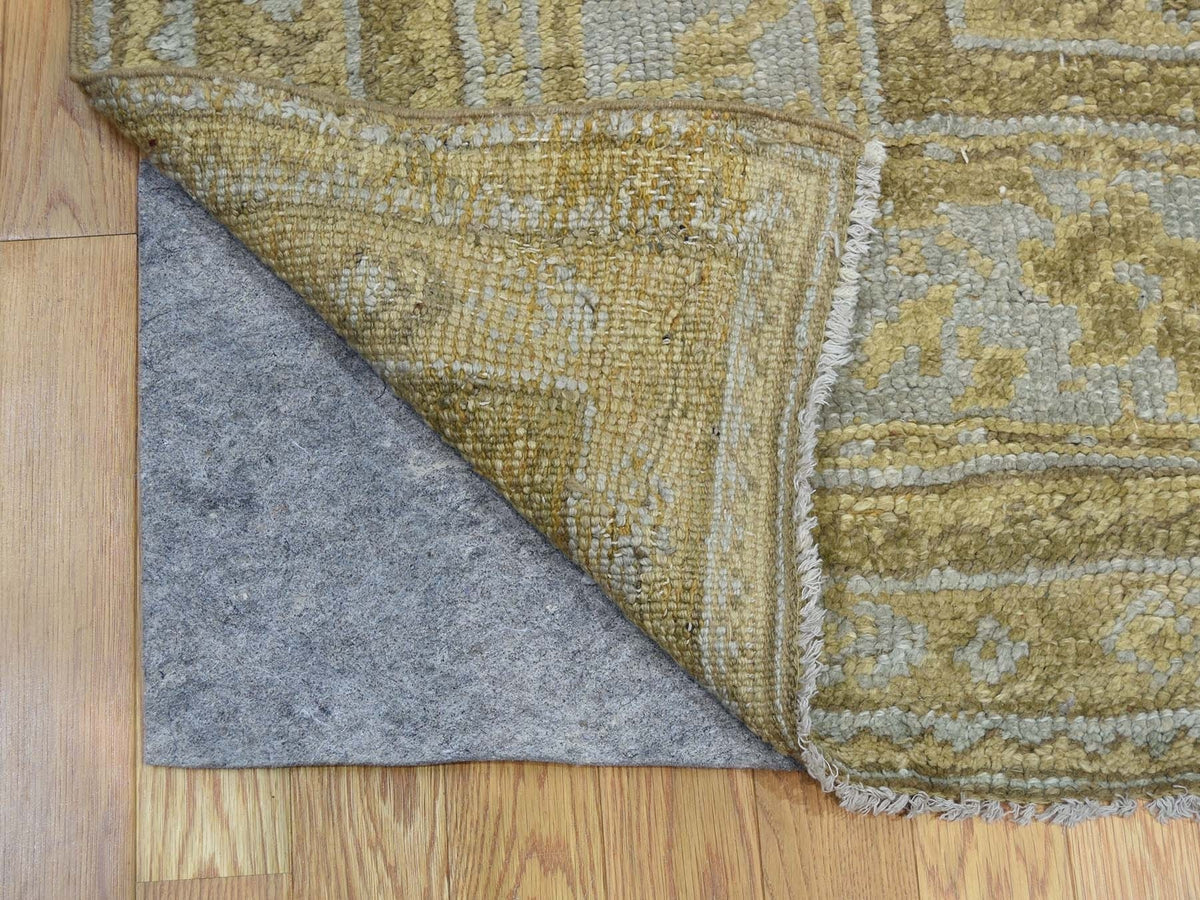 Oushak Antique hand-knotted wool rug in Brown & Gray, 19'2" x 24'7" — SKU O039062 (view 6)