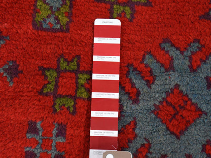 Red 16'8" x 19'1" Antique Hand knotted Wool Rug - Sku: O039765