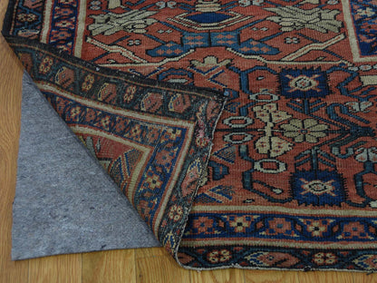 Mahal Antique hand-knotted wool rug in Beige & Rust Red, 12' x 18'3" — SKU O040817 (view 5)