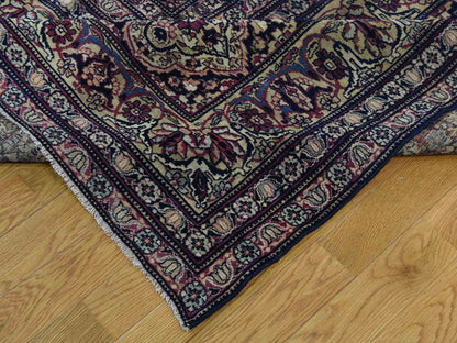 Multicolored 14'0" x 16'9" Antique Hand knotted Wool Rug - Sku: O041179