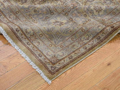 Grey 8'7" x 11'8" Antique Hand knotted Wool Rug - Sku: O041570