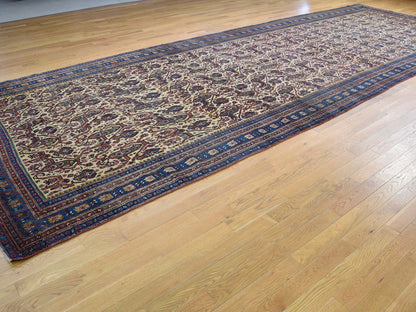 Persian Antique hand-knotted wool runner in Yellow, 7'2" x 20'1", SKU O043139 (view 3)