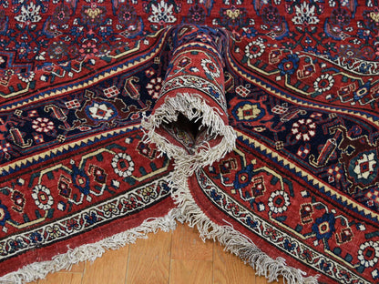 Red 14'6" x 19'0" Antique Hand knotted Wool Rug - Sku: O044876