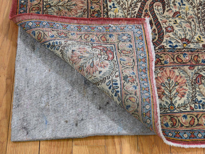 Qum Antique hand-knotted wool rug in Ivory, 6'3" x 8'9" — SKU O044939 (view 5)