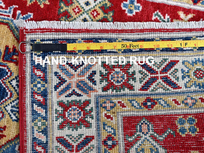 Red 2'9" x 9'8" Tribal Hand knotted Wool Rug - Sku: O0456