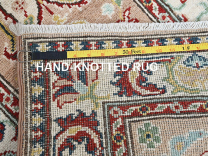 Brown 2'2" x 5'10" Kazak Hand knotted Wool Rug - Sku: O0495