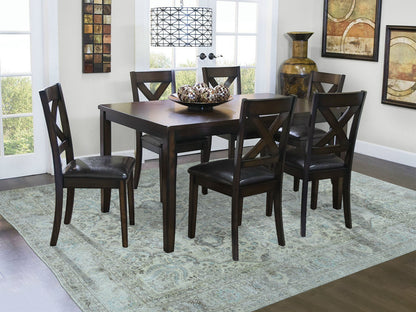 Overdyed 6'8" x 9'8" Vintage Hand knotted Wool Rug - Sku: O052271