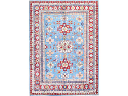 Blue 8'9" x 12'1" Kazak Hand knotted Wool Rug - Sku: O0525