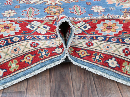 Blue 8'9" x 12'1" Kazak Hand knotted Wool Rug - Sku: O0525