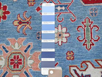 Blue 8'9" x 12'1" Kazak Hand knotted Wool Rug - Sku: O0525