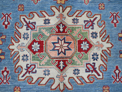 Blue 8'9" x 12'1" Kazak Hand knotted Wool Rug - Sku: O0525