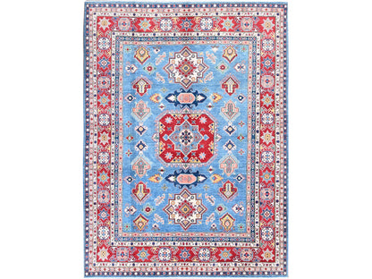 Blue 8'10" x 11'8" Kazak Hand knotted Wool Rug - Sku: O0527