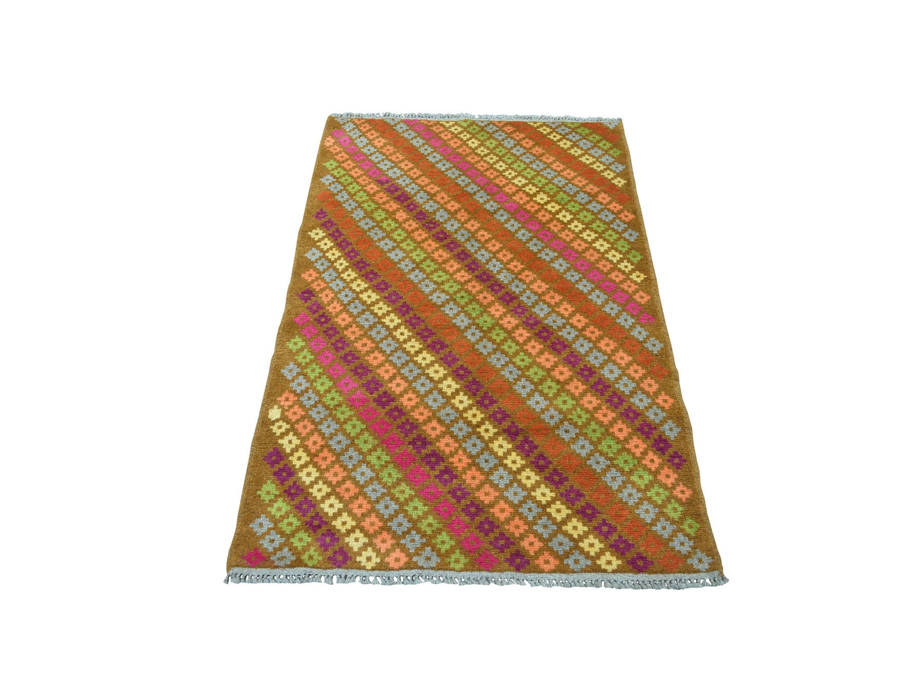 Baluch Tribal & Geometric hand-knotted wool rug in Multicolored, 3'3" x 4'10" — SKU O053177