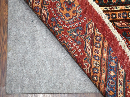 Kazak Kazak hand-knotted wool rug in Red, 9'7" x 9'7" — SKU O054958 (view 5)