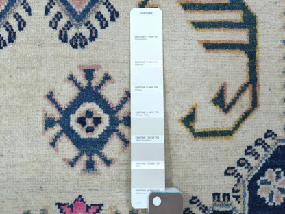 Pink 8'10" x 11'6" Tribal Hand knotted Wool Rug - Sku: O055538