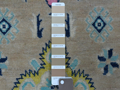 Grey 2'6" x 8'0" Tribal Hand knotted Wool Rug - Sku: O055580