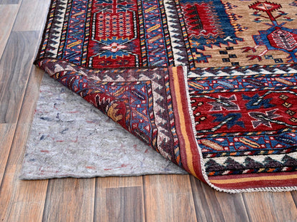 Beige 8'3" x 9'9" Kazak Hand knotted Wool Rug - Sku: O0557